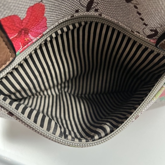 Vintage Retro Y2K Purse Cat Pattern Baby Phat Floral Lattice Tote by Kimora Lee - Picture 11 of 12